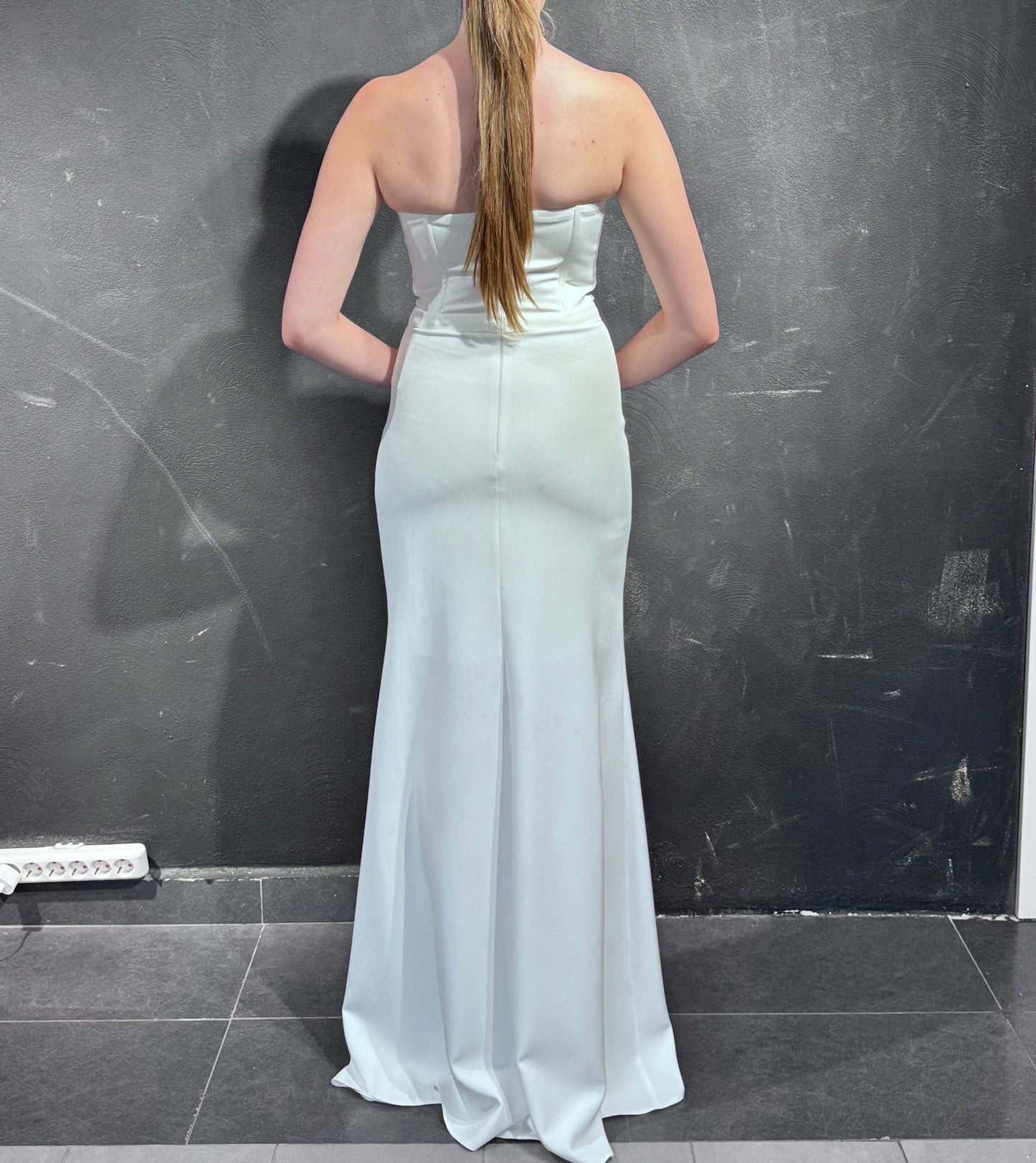Beyaz Taşlı Nikah Abiye Elbise | Nikah, Düğün, Özel Davetler | %50 İndirim | 2025 Koleksiyon